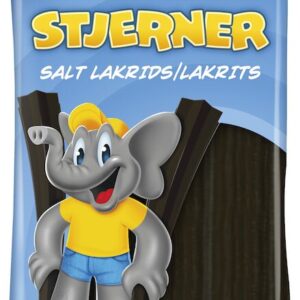Malaco Stjerner Saltlakrits 92g