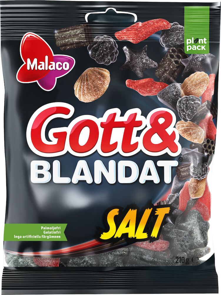 Malaco Gott & Blandat Salt 210g