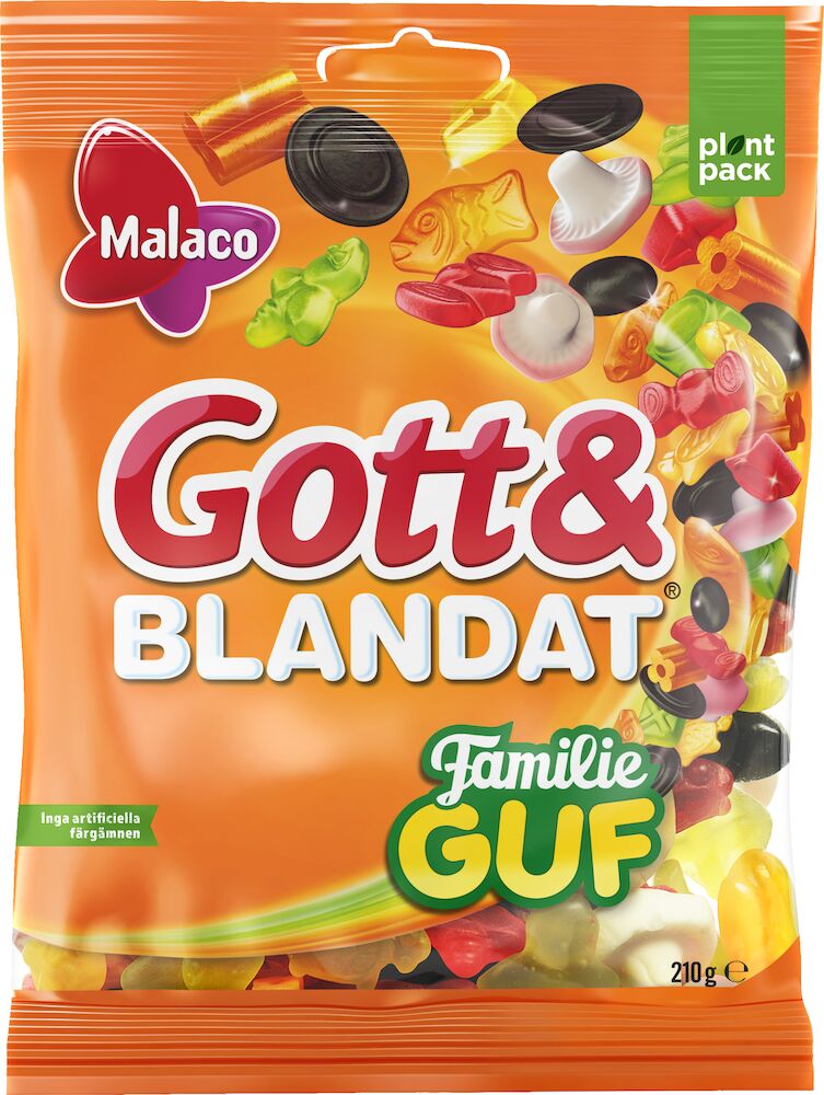 Malaco Gott & Blandat Familie Guf 210g