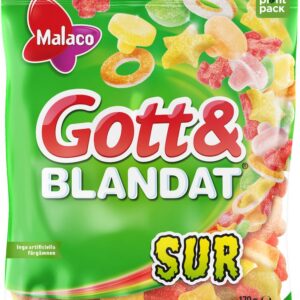 Malaco Gott & Blandat Sur 170g