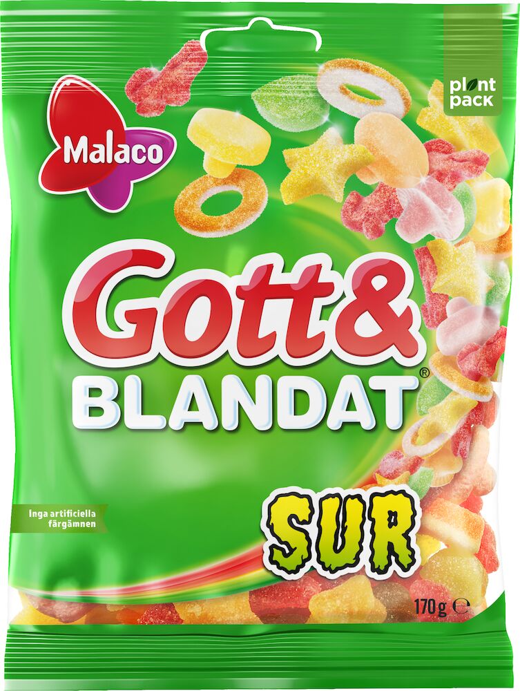 Malaco Gott & Blandat Sur 170g