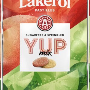 Läkerol YUP Mix Sour Peach & Strawberry Lime 30g