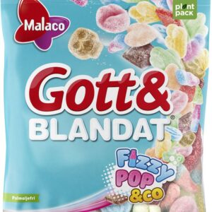 Malaco Gott & Blandat Fizzypop & Co 130g