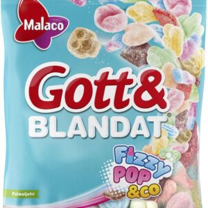 Malaco Gott & Blandat Fizzypop & Co 700g