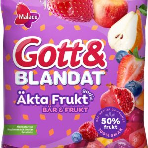 Malaco Gott & Blandat Äkta Fruktgodis Bär & Frukt 220g