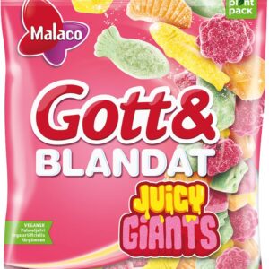Malaco Gott & Blandat Juicy Giants 170g
