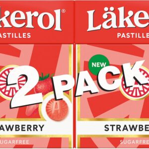 Läkerol Strawberry 2x25g