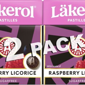 Läkerol Raspberry Licorice 50g