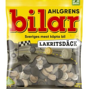 Ahlgrens bilar Lakritsdäck 130g