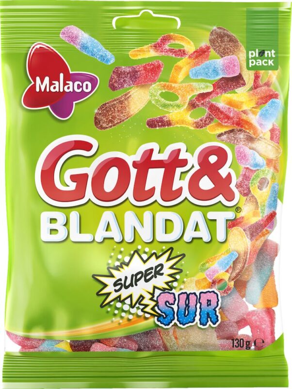 Malaco Gott & Blandat Supersur 130g