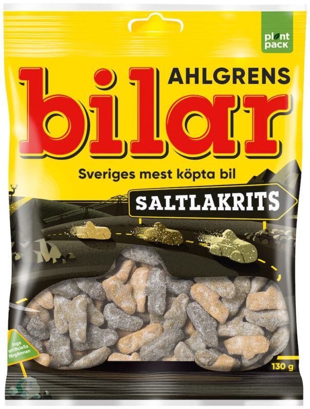 Ahlgrens bilar Saltlakrits 130g