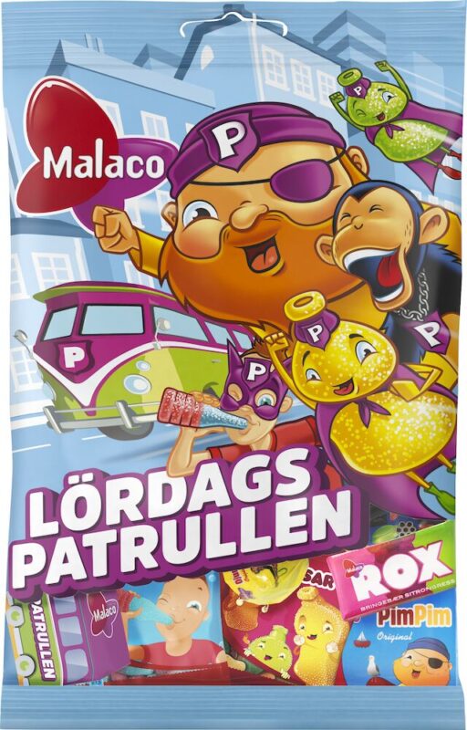 Malaco Lördagspatrullen 155g