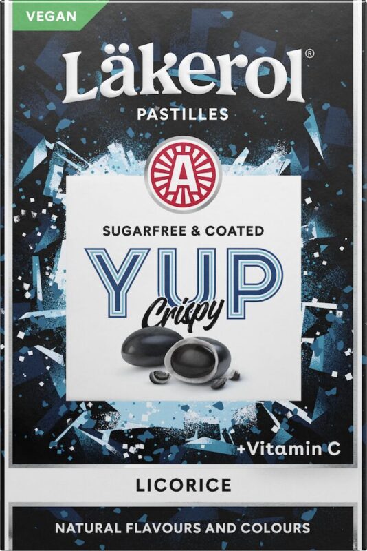 Läkerol YUP Crispy Licorice 40g