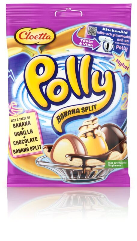 Polly Banana Split 150g