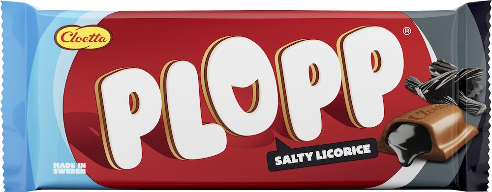 Plopp Salty Licorice 80g