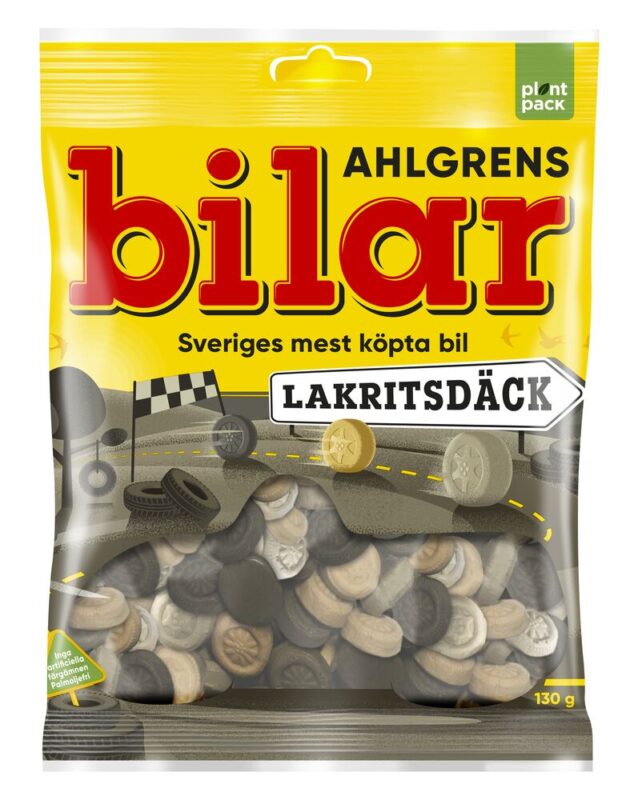 Ahlgrens bilar Lakritsdäck 130g