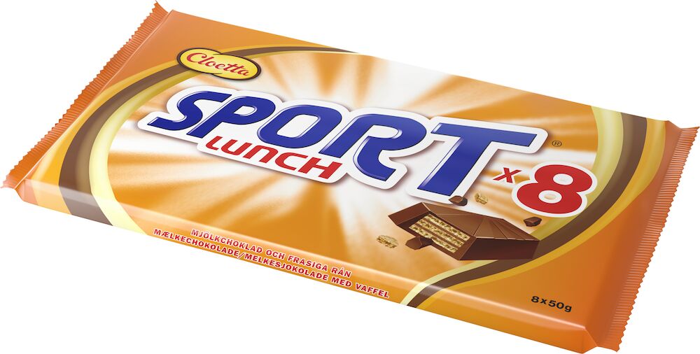 Cloetta Sportlunch 8p 400g